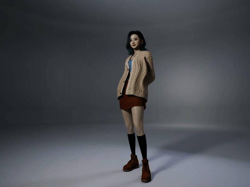 inZOI东方甜妹捏脸图片6