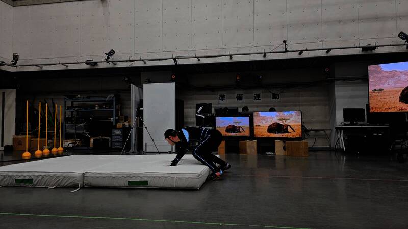 《怪物猎人：荒野》动作捕捉相关场景