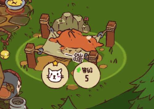 游戏中猫咪休闲画面