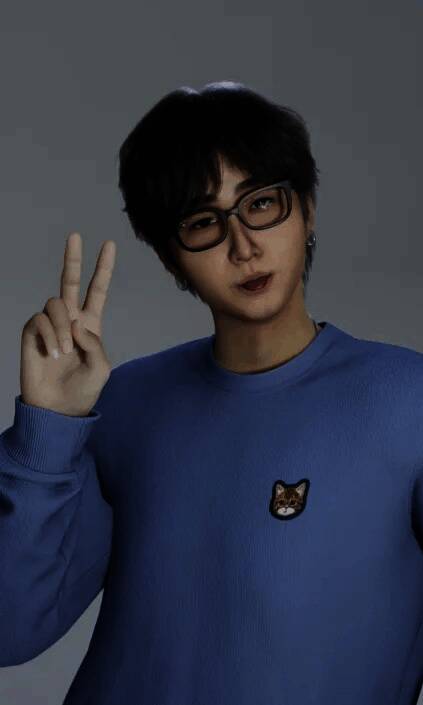 《inZOI》日韩帅哥捏脸示例图5