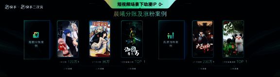 快手二次元晨曦动漫计划相关成果图片