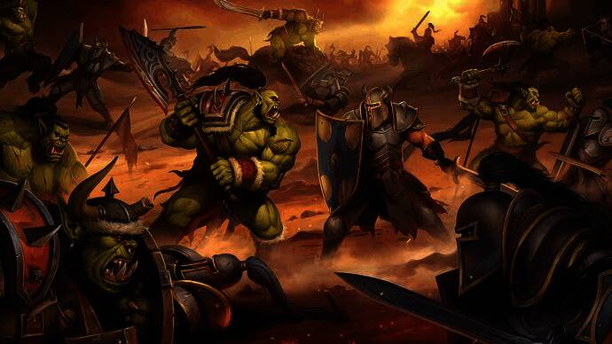 《魔兽争霸1》和《魔兽争霸2》相关图片