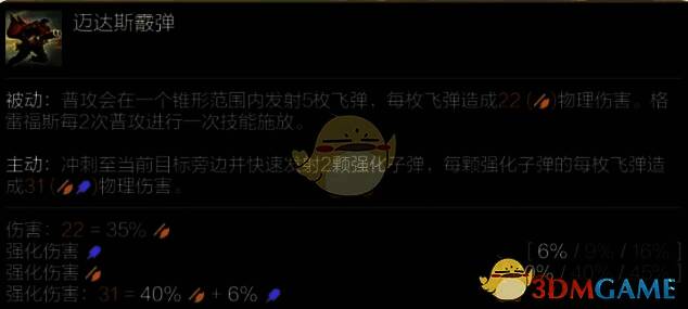 格雷福斯男枪技能展示