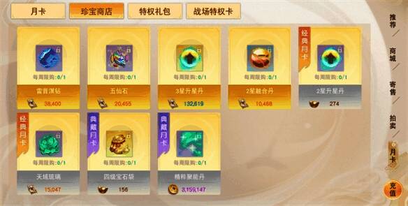 珍宝商店升级展示图片