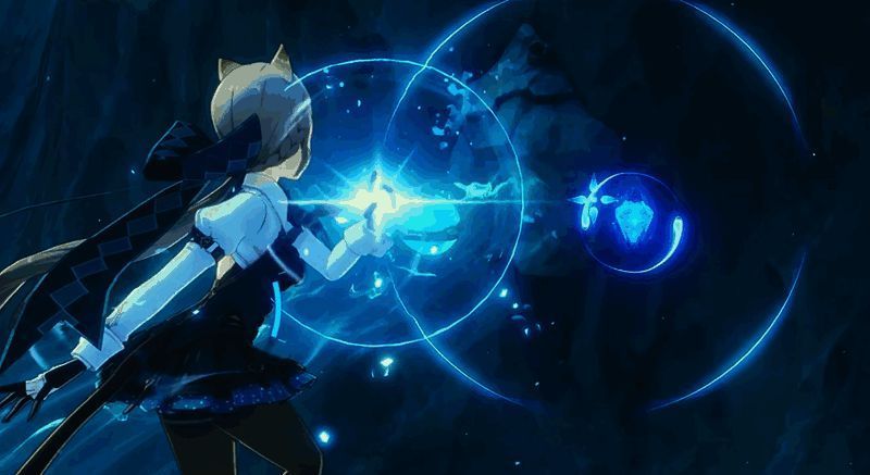 《原神》中水下战斗画面