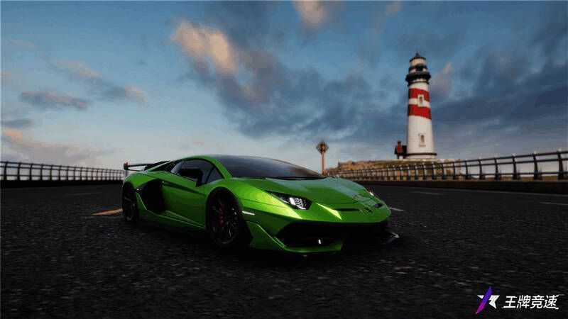 兰博基尼Aventador SVJ在游戏中的画面