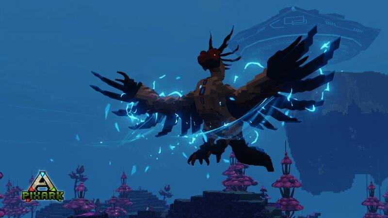 《方块方舟》中辉光鸟相关画面2