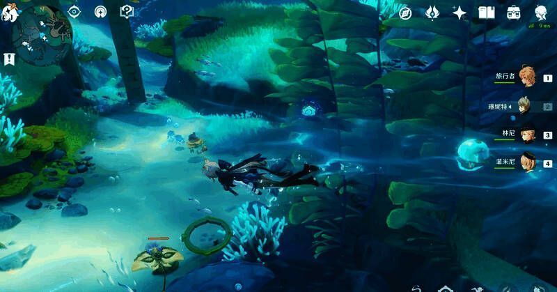 枫丹水下遗址景象