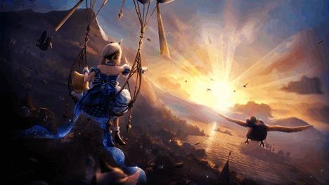 《无限暖暖》中开放世界的特色场景图片