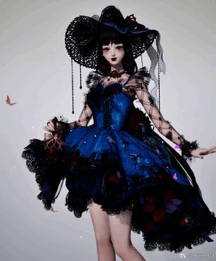 绒兔心语染色成小魔女图