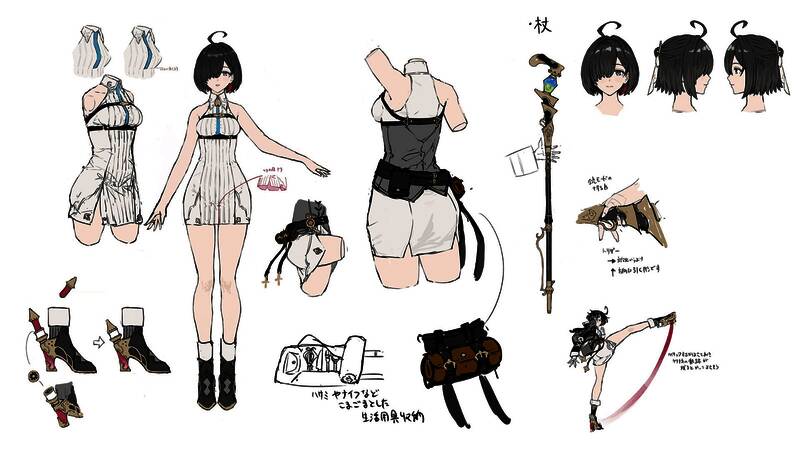 《优米雅的炼金工房》角色设定图1