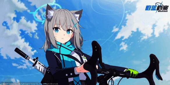 《蔚蓝档案》游戏场景图