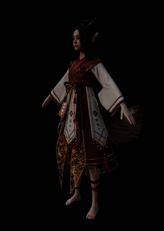 《黑神话：悟空》狐狸精萍萍新模型图2