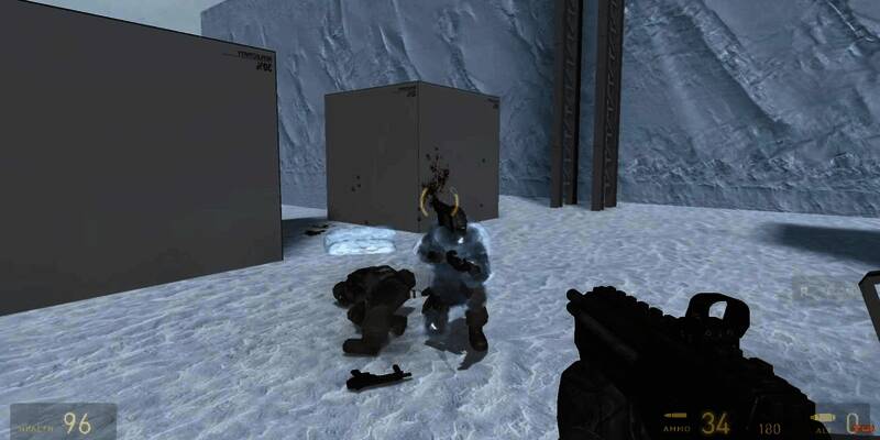 《半条命2》早期开发相关画面