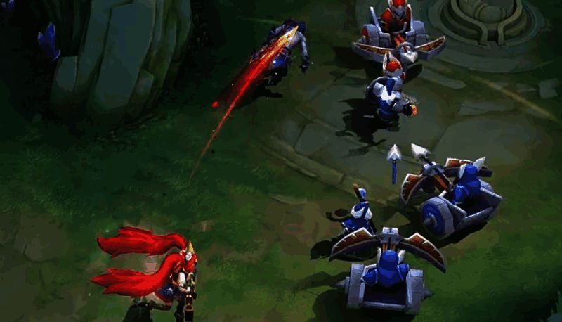 蕾拉炽红之枪皮肤技能特效图