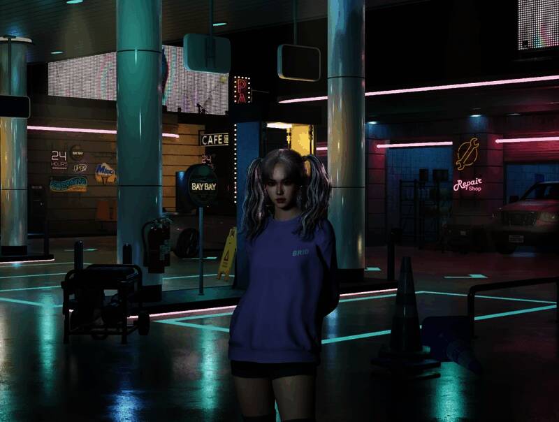 inZOI双马尾甜妹捏脸图片1