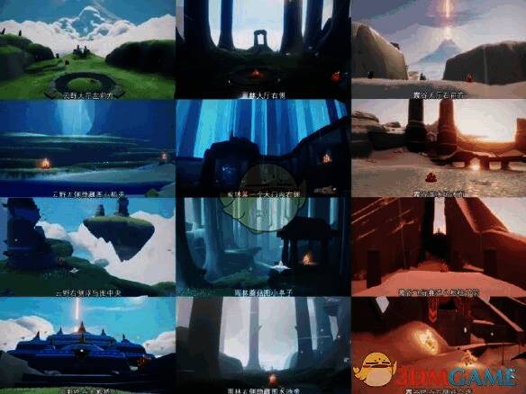 光遇大蜡烛位置图片