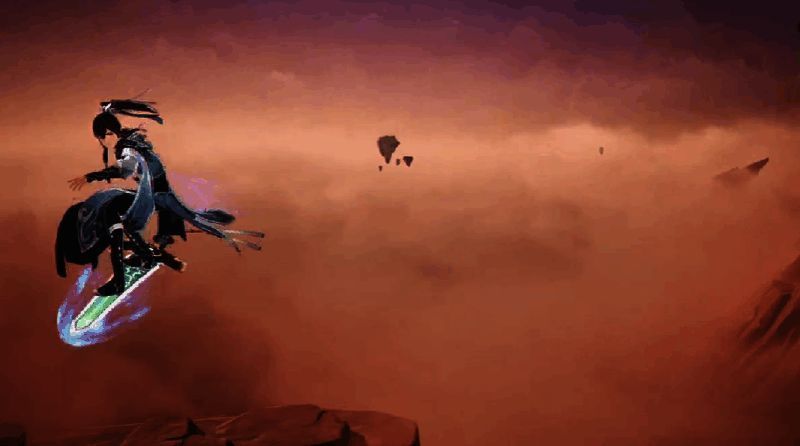 踏风行御剑飞行画面