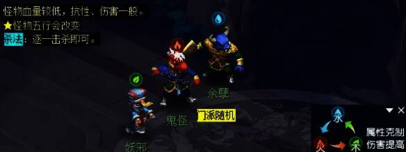 与妖邪、鬼魅战斗画面