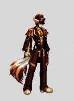 《地下城与勇士：起源》名门猫咪时装新色鬼剑士(男)/黑暗武士普通款