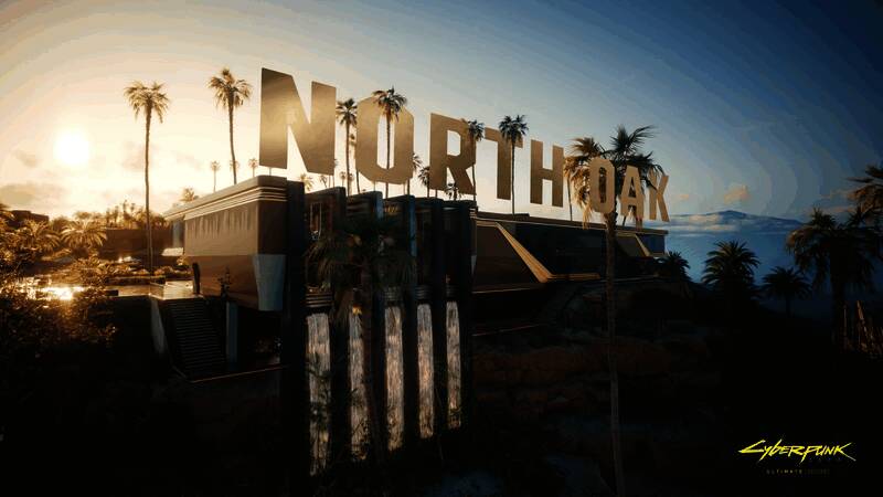 《赛博朋克2077》壁纸另一视角场景