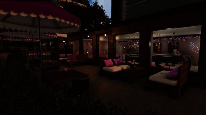 《房产达人》游戏内餐厅画面