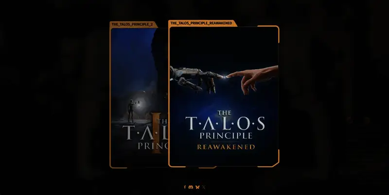 《塔罗斯的法则:再次觉醒》官方网站页面截图