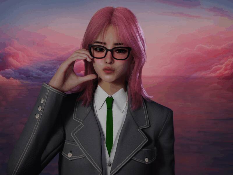 《inZOI》美女学霸捏脸示例图2