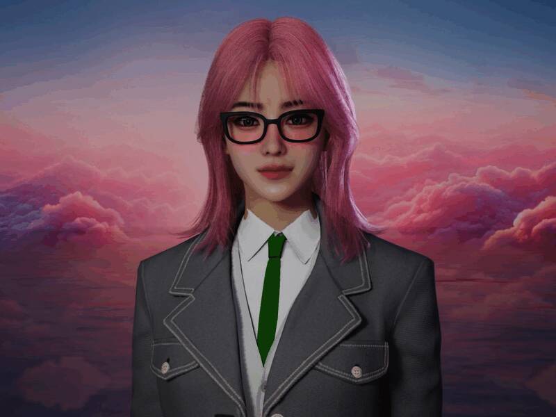 《inZOI》美女学霸捏脸示例图3