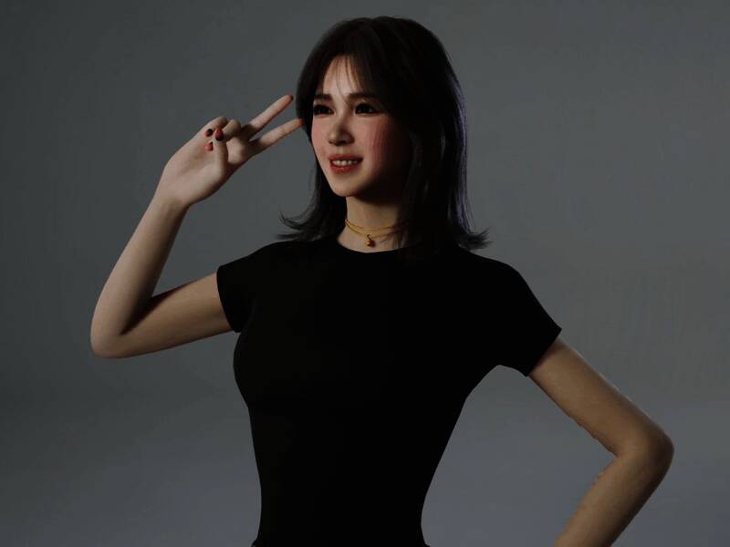 《inZOI》职场丽人美女捏脸参考图2