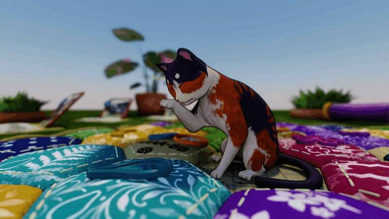 《猫与花毯》游戏画面截图1