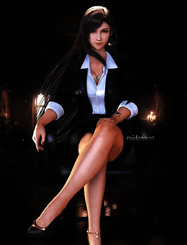 《最终幻想7》蒂法3D美图