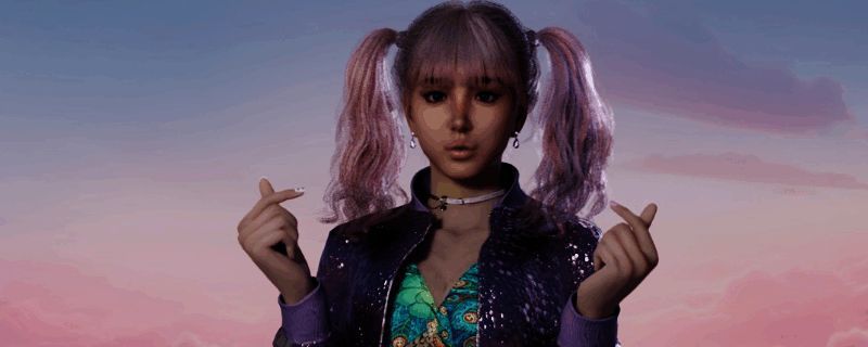 《inZOI》双马尾辣妹形象示例图