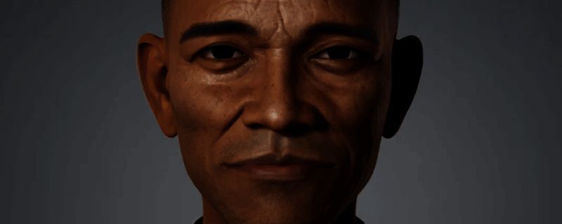 inZOI游戏中捏出的类似奥巴马的脸庞示例图