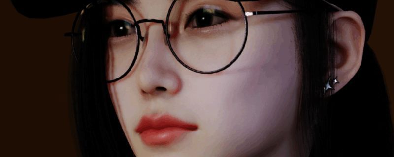 《inZOI》中电竞少女捏脸示例图