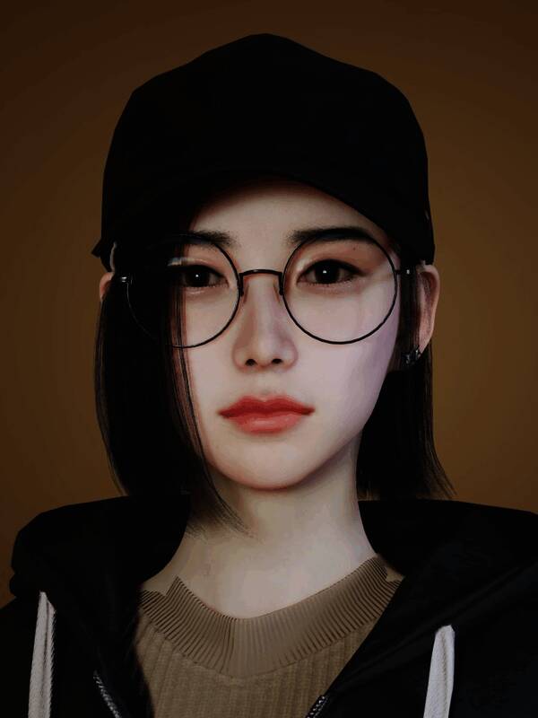 《inZOI》电竞少女捏脸参考图2