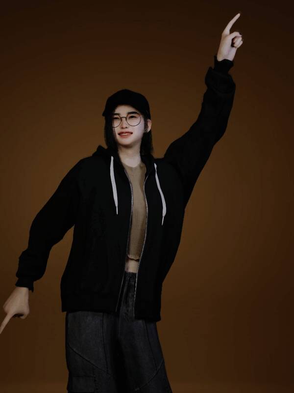 《inZOI》电竞少女捏脸参考图4