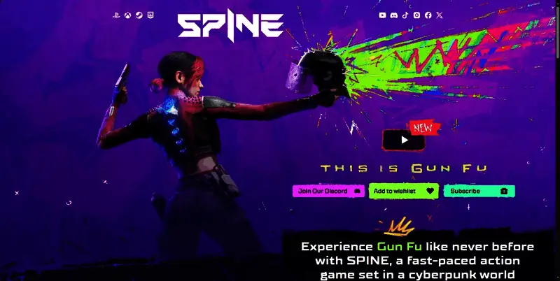 《SPINE》官网相关图片