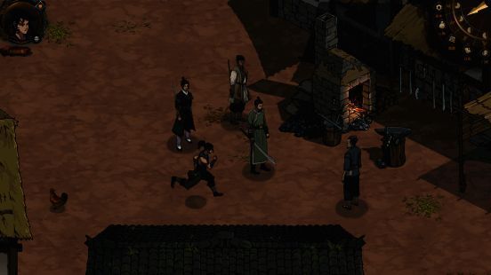 《今古群侠传》主角出山画面，气势磅礴