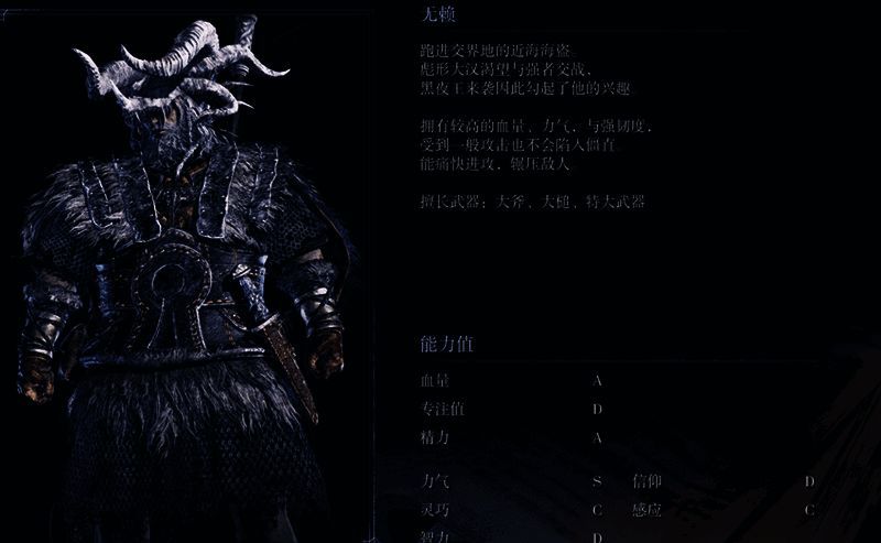 无赖基础属性展示图，力量数值高达68点