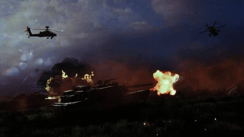 两名玩家在激烈对战中，屏幕中央显示详细战术地图