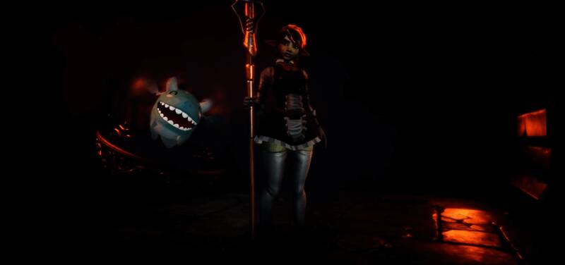 Team17制作人Louis Reeve的采访画面,背景为游戏宣传图