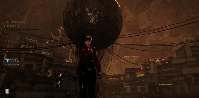 游戏内相机界面截图，展示对准猫咪贴纸的取景画面