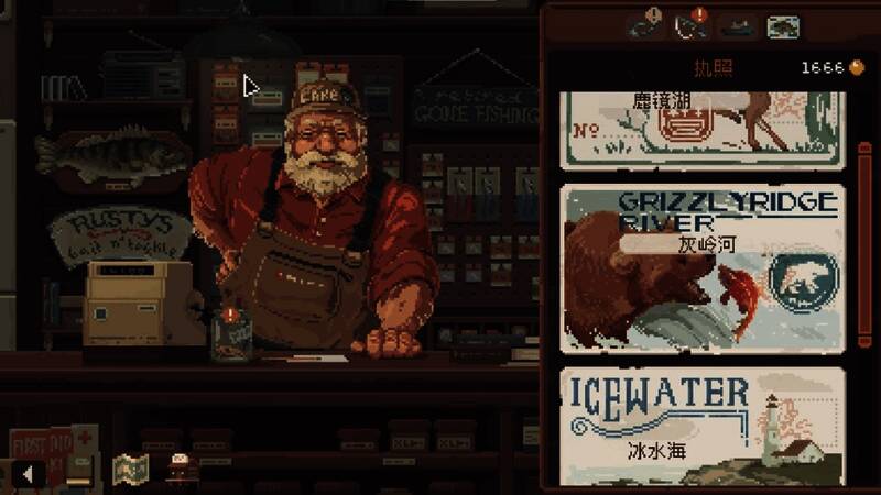 老板Husty站在摊位后，面前是一个金色储钱罐