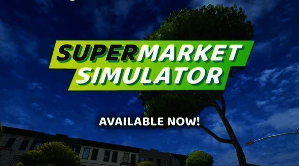 游戏主界面展示，背景为一家整洁明亮的超市内部