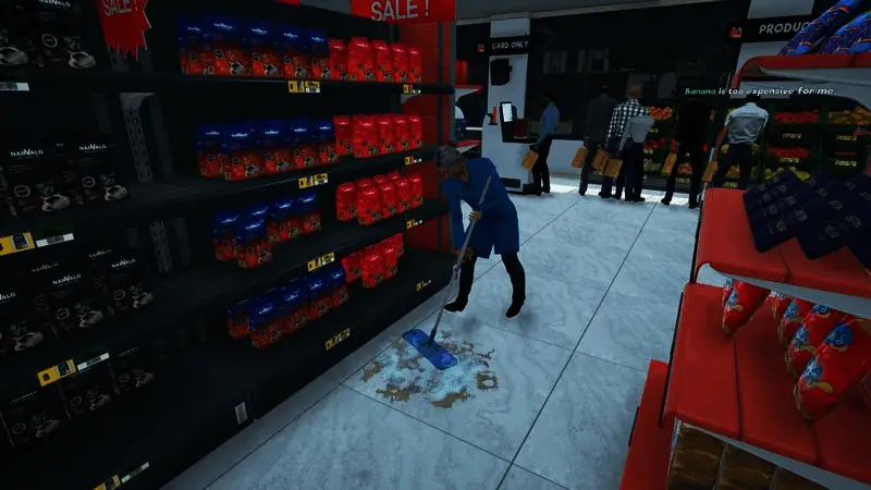 电脑界面显示库存管理系统，屏幕上列有各类商品数据