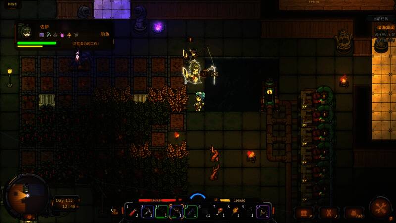 主角与多位魔物娘角色并肩作战的战斗画面,技能特效绚丽