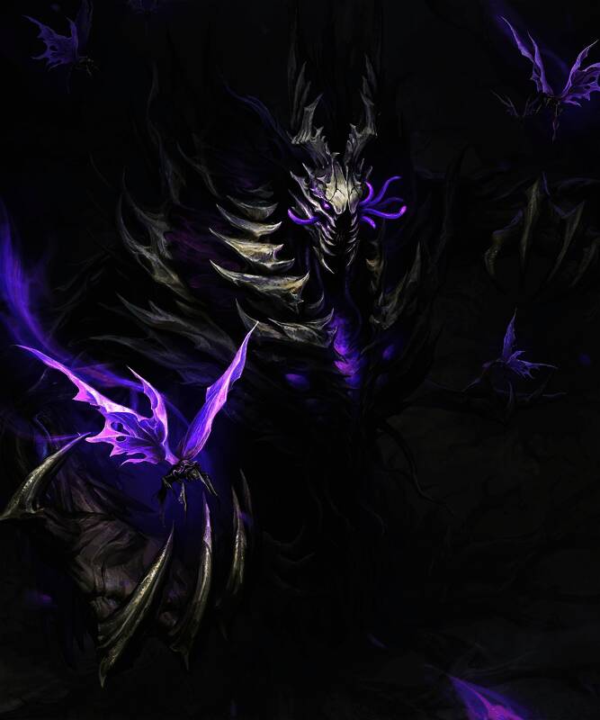 荆棘暴君挥舞藤蔓的战斗场景,周围有多个分身幻影