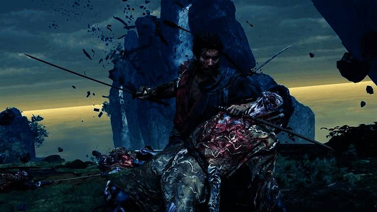 《鬼武者：剑之道》游戏封面风格展示，充满日式黑暗幻想氛围