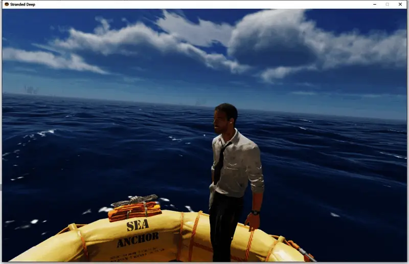 夜晚模式下岛屿光影效果展示